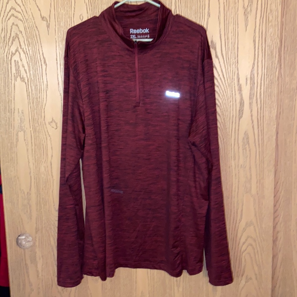 Reebok Mens Size 2XL Zip Pullover Preowned